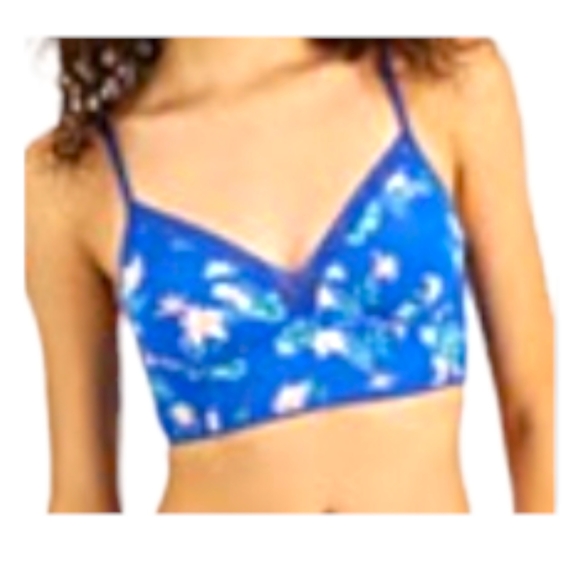 Bralette, lace trimmed floral by INC concepts NWT - Picture 3 of 3